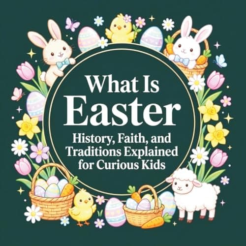 Cover of What Is Easter: History, Faith, and Traditions Explained for Curious Kids