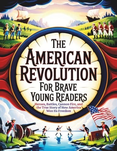Cover of The American Revolution for Brave Young Readers: Heroes, Battles, Cannon Fire, and the True Story of How America Won Its Freedom