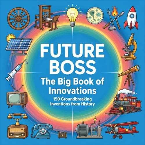 Cover of Future Boss, The Big Book of Innovations: 150 Groundbreaking Inventions from History to Inspire Kids — Meet Inventors, Explore STEM, andShape Your Future