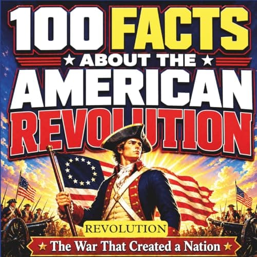 Cover of 100 Facts About the American Revolution: The War That Created a Nation | Fascinating True Facts for Kids Ages 8–12 — Celebrating America's250th Birthday