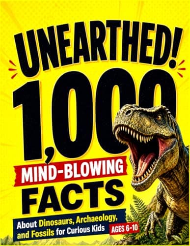 Cover of Unearthed!: 1,000 Mind-Blowing Facts About Dinosaurs, Archaeology,and Fossils for Curious Kids