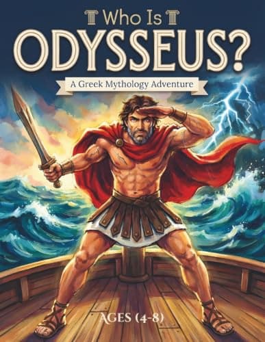 Cover of Who is Odysseus?: A Greek Mythology Adventure for Kids Ages 4–8