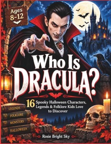 Cover of Who Is Dracula?: 16 Spooky Halloween Characters, Legends & FolkloreKids Love to Discover