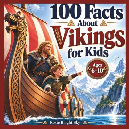 Cover of 100 Facts About Vikings for Kids (Ages 6-10)